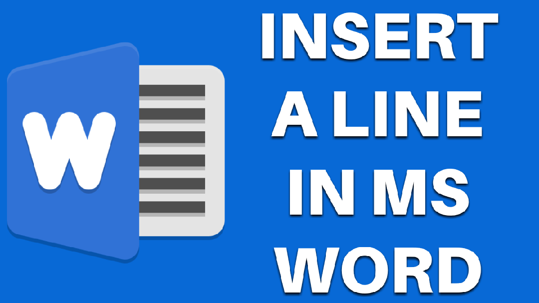 Read more about the article How to insert a line in MS Word 2020 Latest