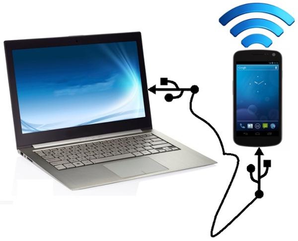 Share Internet From PC to Mobile by USB Cable - USB Reverse Tethering Share Internet PC to Mobile Using USB Share Internet From PC to Mobile by USB Share Internet PC to Mobile Using USB
