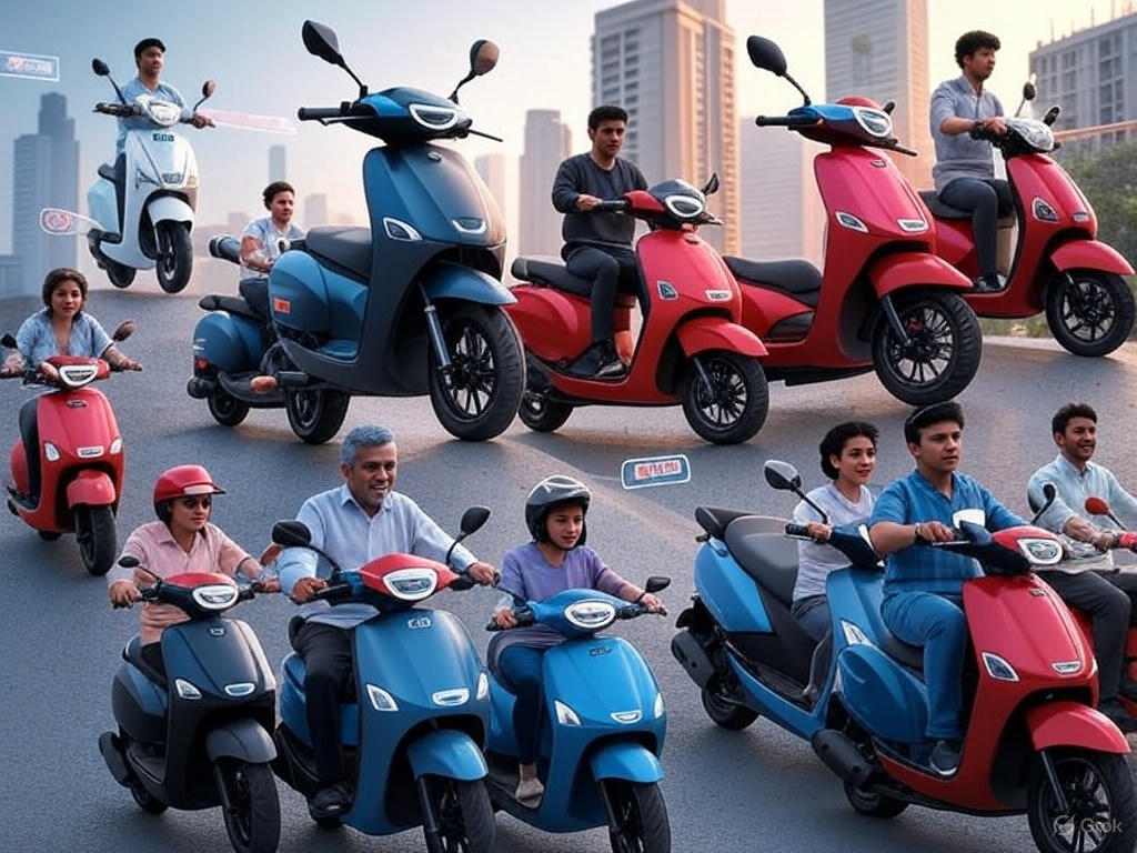 Electric Scooters in India 2025: A Comprehensive Comparison of Major Brands ElectricScooter Electric Scooter ElectricScooter