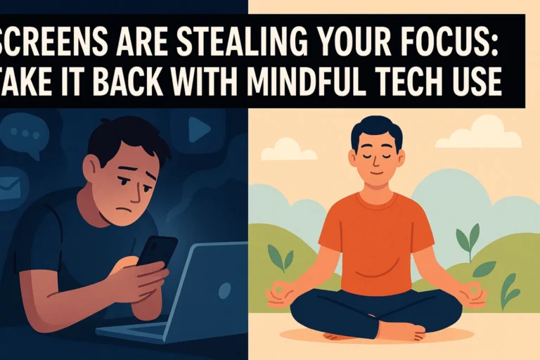Screens Are Stealing Your Focus: Take It Back with Mindful Tech Use